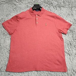 Polo Ralph Lauren‎ Polo Classic Fit Polo Shirt Mens Size XL XLarge Red Cotton